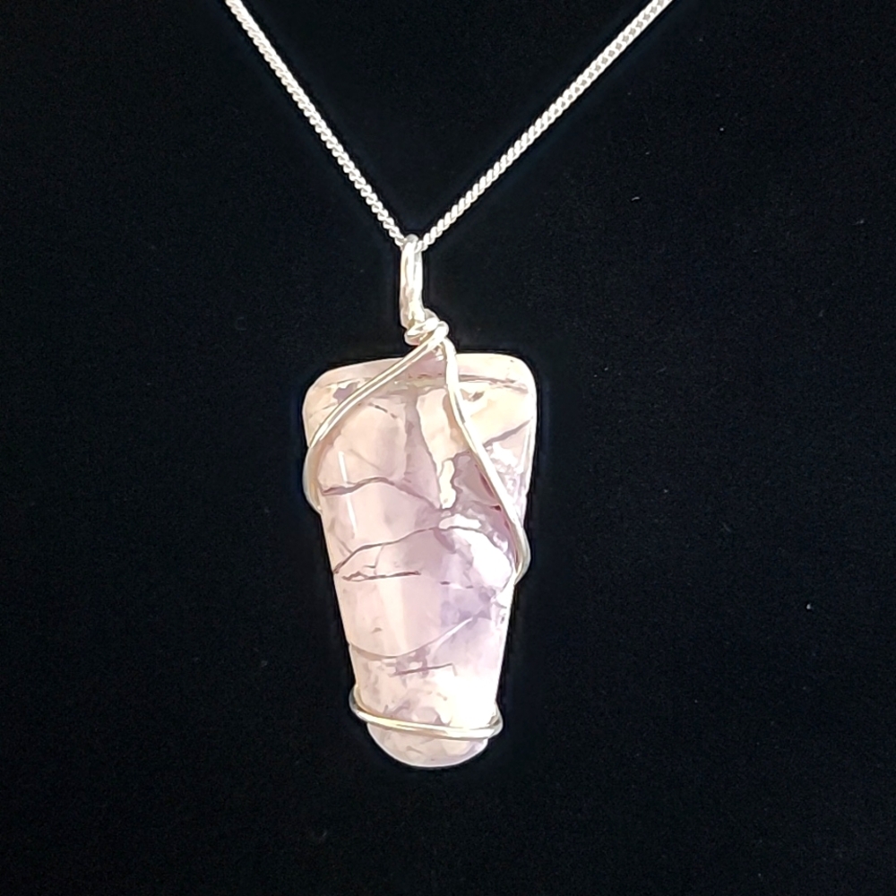Handmade Sterling Silver Fluorite Necklace